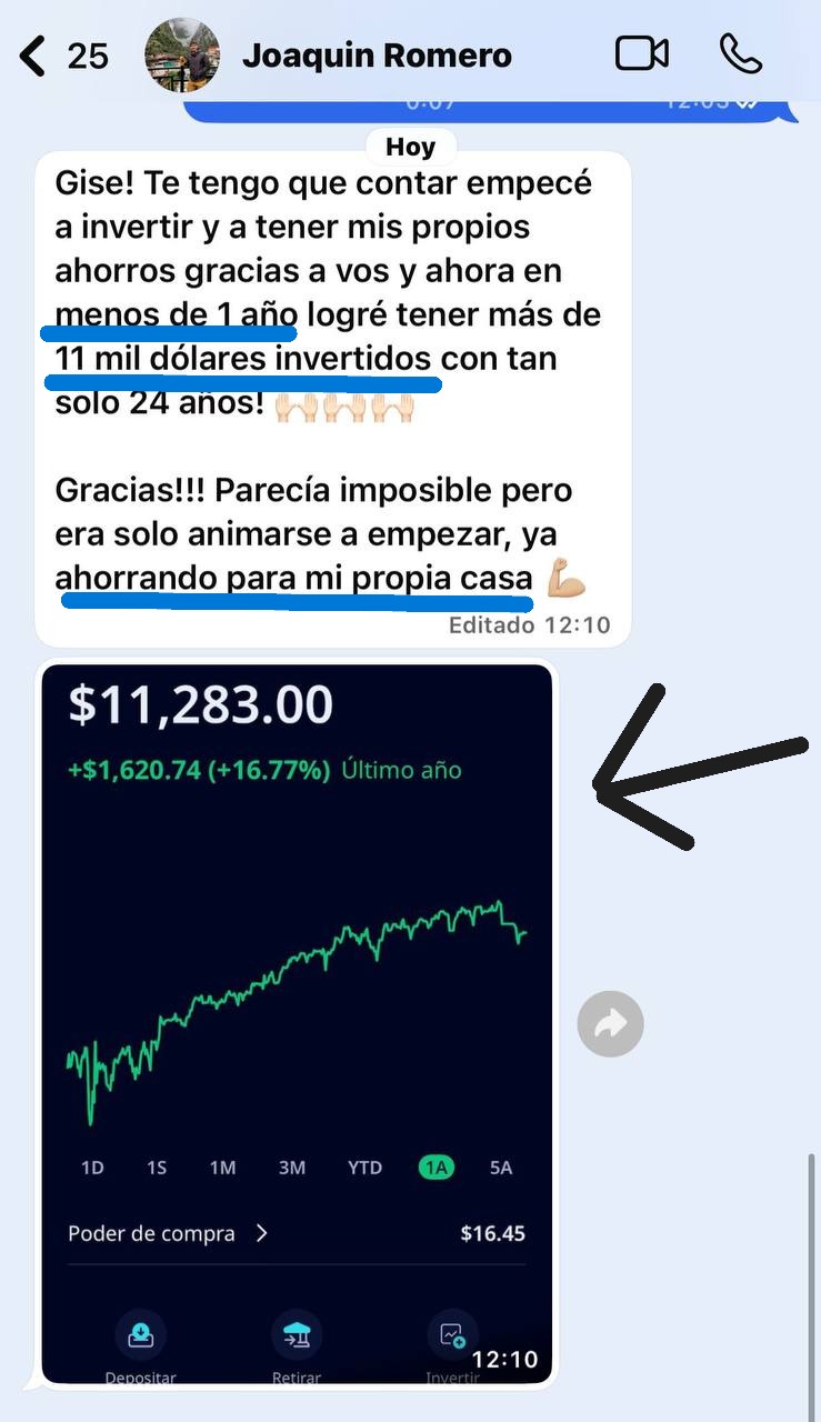 Testimonio Joaquín - $11K con 24 años